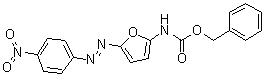CAS # 6286-33-5, [5-[(4-Nitrophenyl)azo]-2-furanyl]carbamic acid phenylmethyl ester, NSC 10053
