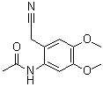 CAS # 6286-51-7, N-[2-(Cyanomethyl)-4,5-dimethoxyphenyl]acetamide, NSC 10082