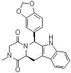 CAS 登录号：629652-72-8, (6S,12aS)-6-(1,3-苯并二氧杂环戊烯-5-基)-2,3,6,7,12,12a-六氢-2-甲基吡嗪并[1',2':1,6]吡啶并[3,4-b]吲哚-1,4-二酮