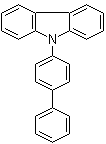 CAS # 6299-16-7, 9-(4-Phenylphenyl)carbazole, 9-(Biphenyl-4-yl)carbazole, NSC 42475