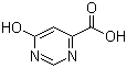 6-Hydroxy-4-pyrimidinecarboxylic acid molecular structure (CAS 6299-87-2)
