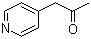 structure of CAS# 6304-16-1, 1-(4-Pyridyl)acetone