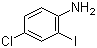 structure of CAS# 63069-48-7, 4-Chloro-2-iodoaniline