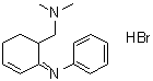 CAS # 6309-34-8, N-[6-[(Dimethylamino)methyl]-2-cyclohexen-1-ylidene]benzenamine hydrobromide, NSC 42548
