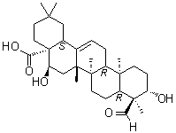 CAS # 631-01-6, Quillaic acid, (3beta,4alpha,16alpha)-3,16-Dihydroxy-23-oxoolean-12-en-28-oic acid, Quillaja sapogenin