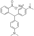 2-[Bis[4-(dimethylamino)phenyl]methyl]benzoic acid sodium salt molecular structure (CAS 6310-58-3)