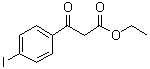 CAS # 63131-30-6, Ethyl (4-iodobenzoyl)acetate, 4-Iodo-beta-oxobenzenepropanoic acid ethyl ester, Ethyl 3-(4-iodophenyl)-3-oxopropanoate