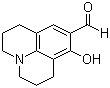 2,3,6,7-Tetrahydro-8-hydroxy-1H,5H-benzo[ij]quinolizine-9-carboxaldehyde molecular structure (CAS 63149-33-7)