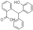CAS # 6315-39-5, 2-[(2-Hydroxyphenyl)phenylmethyl]benzoic acid, NSC 21264