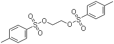 CAS # 6315-52-2, 1,2-Ethanediol ditosylate, 1,2-Bis(p-toluenesulfonyloxy)ethane, 1,2-Bis(p-tolylsulfonyloxy)ethane, 1,2-Bistosyloxy ethane, 1,2-Di(p-tosyloxy)ethane, 1,2-Di(tosyloxy)ethane, 1,2-Bis(4-methylbenzenesulfonyloxy)ethane, 1,2-Ethylene ditosylate, Di-O-tosylglycol, Ethylene 1,2-bis(tosylate)