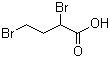 structure of CAS# 63164-16-9, 2,4-Dibromobutyric acid