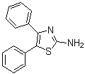 CAS # 6318-74-7, 4,5-Diphenyl-1,3-thiazol-2-amine, 4,5-Diphenyl-2-aminothiazole, 4,5-Diphenylthiazol-2-amine, NSC 31689
