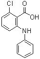 CAS 登录号：6321-49-9, 2-氯-6-(苯基氨基)苯甲酸