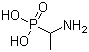 structure of CAS# 6323-97-3, DL-1-(Aminoethyl)phosphonic acid