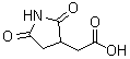 CAS # 6324-87-4, 2,5-Dioxo-3-pyrrolidineacetic acid, NSC 31727, Tricarballylic acid imide