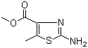 structure of CAS# 63257-03-4, 2-氨基-5-甲基噻唑-4-甲酸甲酯