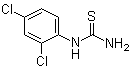 CAS # 6326-14-3, 2,4-Dichlorophenylthiourea, N-(2,4-Dichlorophenyl)thiourea, NSC 31189