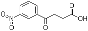 CAS # 6328-00-3, 3-(3-Nitrobenzoyl)propionic acid, 3-(m-Nitrobenzoyl)propionic acid, 3-Nitro-gamma-oxobenzenebutanoic acid, 3-(m-Nitrobenzoyl)propanoic acid, 4-(3-Nitrophenyl)-4-oxobutanoic acid, NSC 23237, NSC 44437