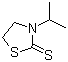 CAS # 6328-13-8, 3-Isopropylthiazolidine-2-thione, 3-Isopropyl-2-thiazolidinethione, 3-(1-Methylethyl)-2-thiazolidinethione, NSC 43637