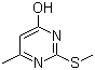 structure of CAS# 6328-58-1, 6-甲基-4-羟基-2-甲硫基嘧啶