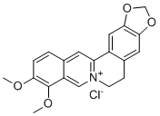 Berberine hydrochloride molecular structure (CAS 633-65-8)