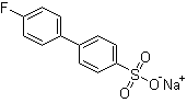 structure of CAS# 633314-20-2, 4'-Fluoro-[1,1'-biphenyl]-4-sulfonic acid sodium salt