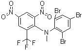 CAS # 63333-35-7, Bromethalin, N-Methyl-2,4-dinitro-N-(2,4,6-tribromophenyl)-6-(trifluoromethyl)-benzenamine