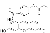 CAS # 63368-54-7, 4(5)-(Iodoacetamido)fluorescein