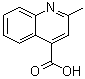 2-Methyl-4-quinolinecarboxylic acid molecular structure (CAS 634-38-8)