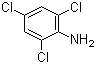 structure of CAS# 634-93-5, 2,4,6-三氯苯胺