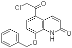 structure of CAS# 63404-86-4, 5-(Chloroacetyl)-8-(phenylmethoxy)-2(1H)-quinolinone