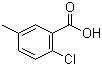 2-Chloro-5-methylbenzoic acid molecular structure (CAS 6342-60-5)
