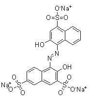 CAS # 63451-35-4, Hydroxy naphthol blue, 3-Hydroxy-4-[(2-hydroxy-4-sulfo-1-naphthalenyl)azo]-2,7-naphthalenedisulfonic acid trisodium salt