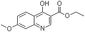 structure of CAS# 63463-15-0, 4-羟基-7-甲氧基喹啉-3-甲酸乙酯