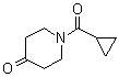 structure of CAS# 63463-43-4, 1-(环丙烷羰基)-4-哌啶酮