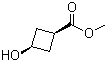 structure of CAS# 63485-50-7, cis-Methyl 3-hydroxycyclobutanecarboxylate