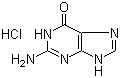 CAS # 635-39-2, Guanine hydrochloride, 2-Amino-1,7-dihydro-6H-purin-6-one monohydrochloride