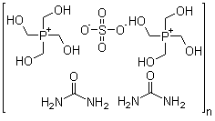 CAS 登录号：63502-25-0, 四羟甲基硫酸磷脲缩体