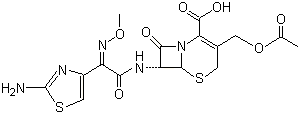 structure of CAS# 63527-52-6, 头孢噻肟酸
