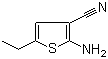 structure of CAS# 635302-32-8, 2-氨基-5-乙基噻吩-3-甲腈