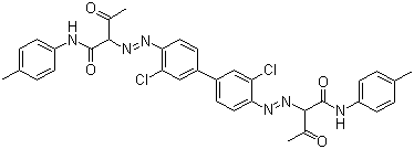 Pigment Yellow 55 molecular structure (CAS 6358-37-8)