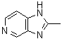 structure of CAS# 63604-59-1, 2-甲基-1H-咪唑并[4,5-c]吡啶