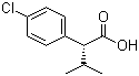 structure of CAS# 63640-09-5, (R)-2-(4-氯苯基)-3-甲基丁酸