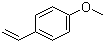 CAS # 637-69-4, 4-Methoxystyrene, 4-Vinylanisole