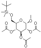 CAS # 63734-11-2, Methyl 6-O-[(1,1-dimethylethyl)dimethylsilyl]-alpha-D-glucopyranoside triacetate
