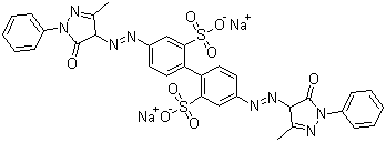 structure of CAS# 6375-55-9, Acid Yellow 42