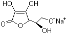 CAS 登录号：6381-77-7, 异抗坏血酸钠, 异维生素 C 钠, 赤藻糖酸钠, D-2,3,4,5,6-五羟基-2-己烯酸-4-内酯钠