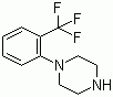 structure of CAS# 63854-31-9, 1-(2-三氟甲基苯基)哌嗪