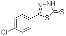 5-(4-Chlorophenyl)-1,3,4-thiadiazole-2(3H)-thione molecular structure (CAS 63857-85-2)