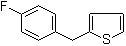 CAS # 63877-96-3, 2-(4-Fluorobenzyl)thiophene, 2-(4-Fluorophenylmethyl)thiophene, 2-(4'-Fluorobenzyl)thiophene